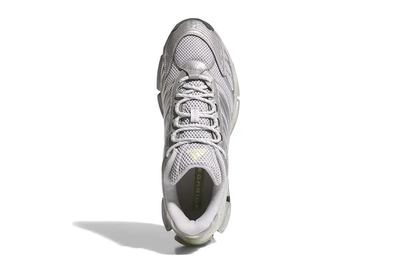 adidas Brings Futuristic Flair With the Megaride AG 'Silver Metallic' KJ3001 core black sneaker shoe