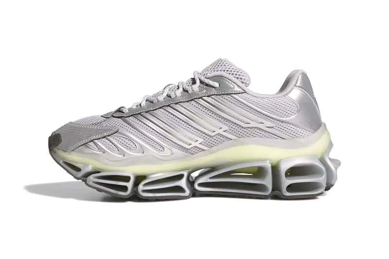 adidas Brings Futuristic Flair With the Megaride AG 'Silver Metallic' KJ3001 core black sneaker shoe