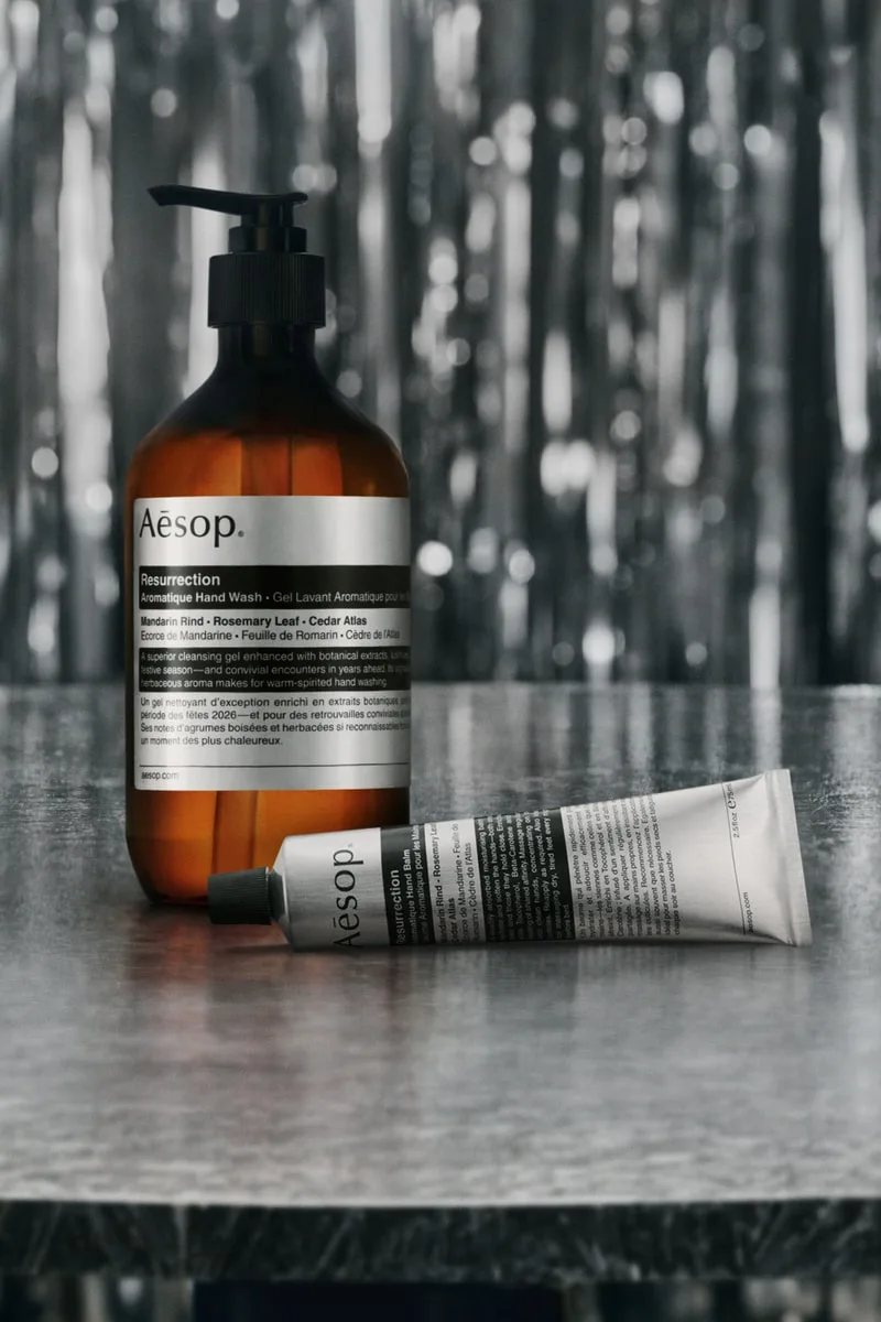 Campagne de lancement de la collection des fêtes Aēsop « Un temps pour se retrouver », par Elena Heatherwick