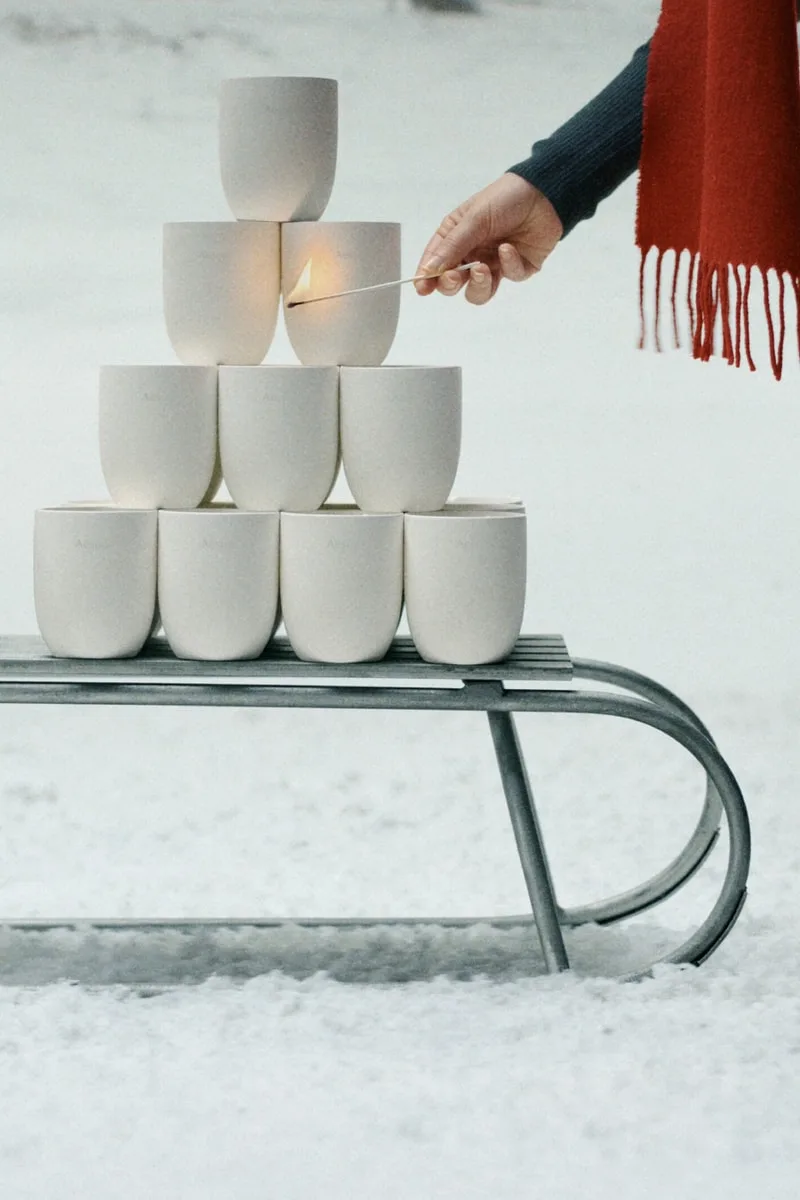 Campagne de lancement de la collection des fêtes Aēsop « Un temps pour se retrouver », par Elena Heatherwick