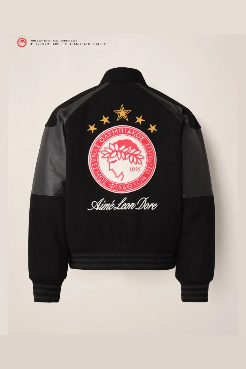 Aimé Leon Dore et l’Olympiacos F.C. se retrouvent pour une deuxième collection collaborative