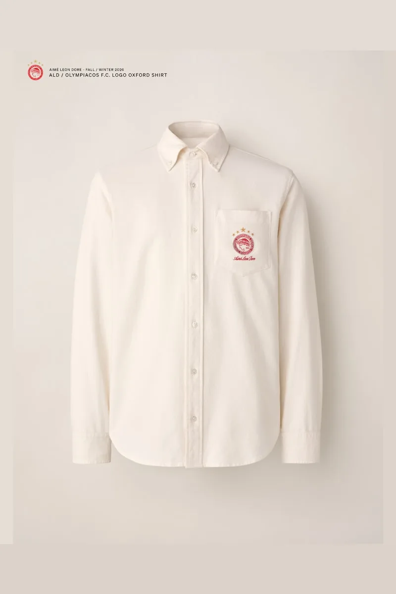 Aimé Leon Dore et l’Olympiacos F.C. se retrouvent pour une deuxième collection collaborative