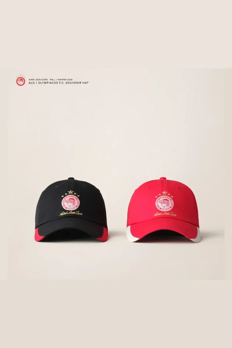 Aimé Leon Dore et l’Olympiacos F.C. se retrouvent pour une deuxième collection collaborative