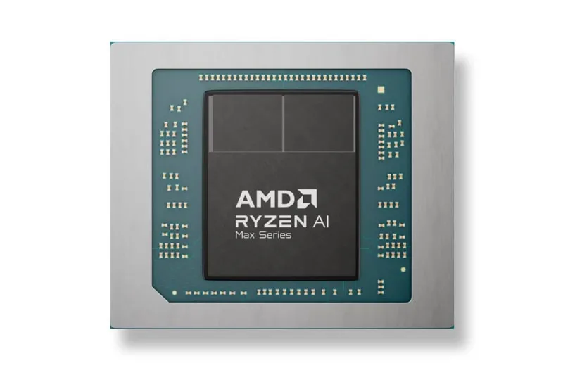 Image d'un processeur AMD Ryzen AI Max Series.