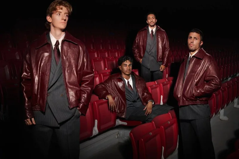Campagne de la deuxième collection de tenues de cérémonie AMIRI x FC Barcelone par Mike Amiri