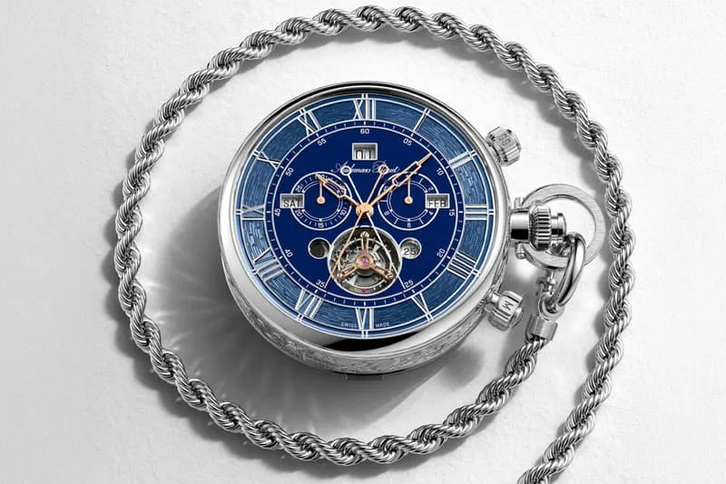 Audemars Piguet Unveils the Astounding 150 Heritage Pocket Watch Ref. 75150PT.OO.01 universal calendar