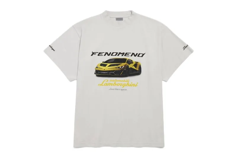 Informations sur la collection Balenciaga et Automobili Lamborghini
