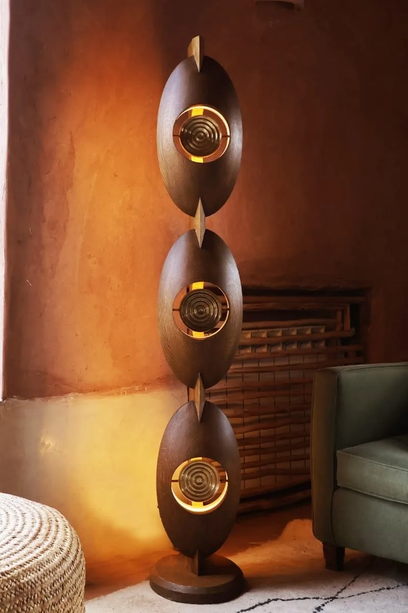 Informations sur la collection de lampes Gèlèdé de Salù Iwadi Studio