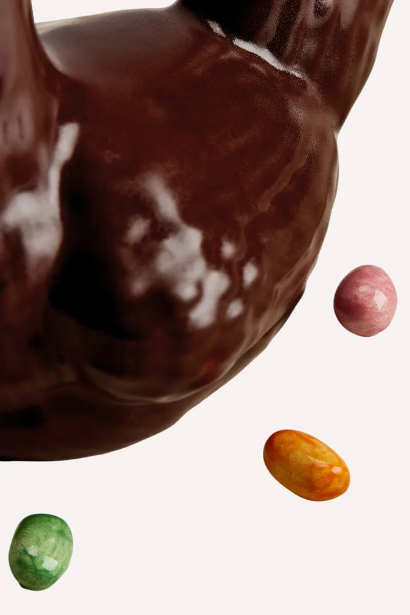 Informations sur la sortie de l'œuf en chocolat Dior à 30 montaigne par yannick alleno, assiette de Pâques Trompe L'œil