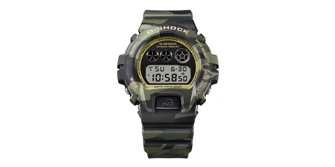 G-Shock montre numérique camouflage vert