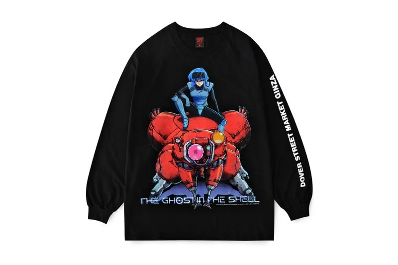 Infos sur la sortie du t-shirt manches longues exclusif GEEKS RULE Ghost in the Shell pour DSM Ginza