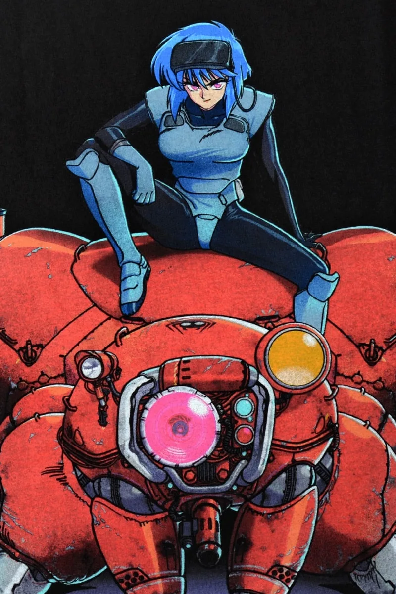 Infos sur la sortie du t-shirt manches longues exclusif GEEKS RULE Ghost in the Shell pour DSM Ginza