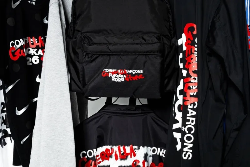 Informations sur la sortie de la collection GUERRILLA STORE Fukuoka de COMME des GARÇONS