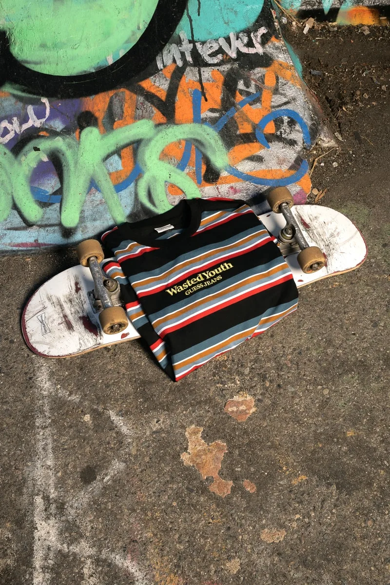 Annonce de la capsule GUESS JEANS x Wasted Youth, imaginée par Verdy