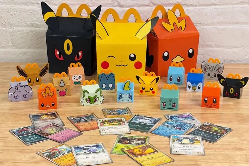 Jouets et cartes à collectionner Pokémon du Happy Meal McDonald’s 2026-2027
