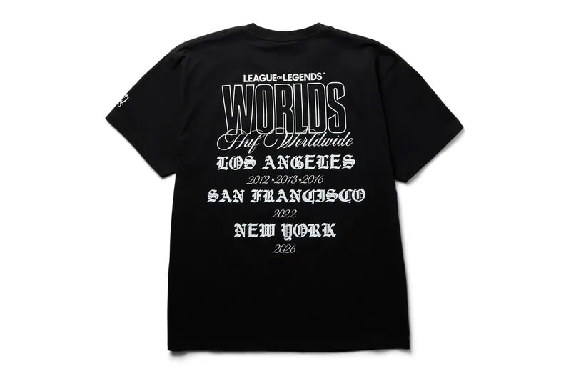 Collection HUF x League of Legends pour les Worlds 2026 : infos sur la sortie