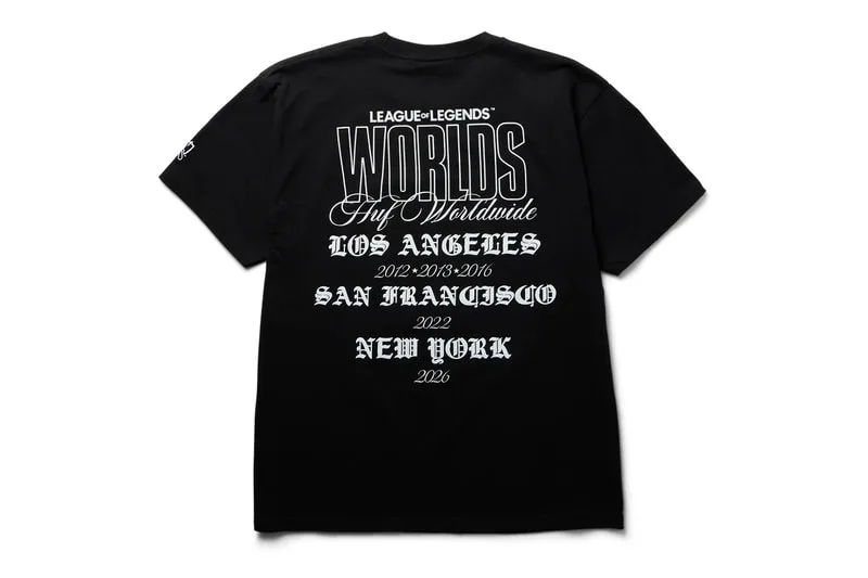 Collection HUF x League of Legends pour les Worlds 2026 : infos sur la sortie