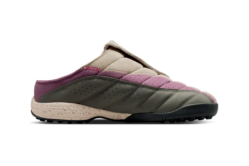 Chaussure décontractée multicolore avec des tons terreux et design unique.