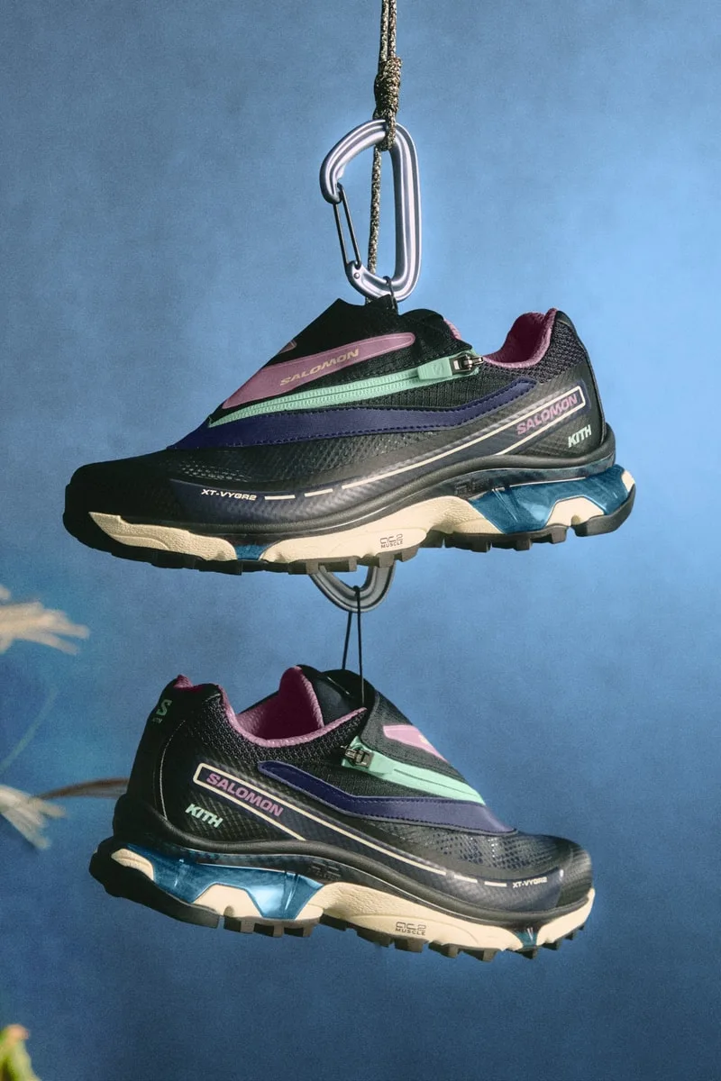 Kith et Salomon dévoilent la XT-4K Mid dans leur collection de chaussures hiver 2026