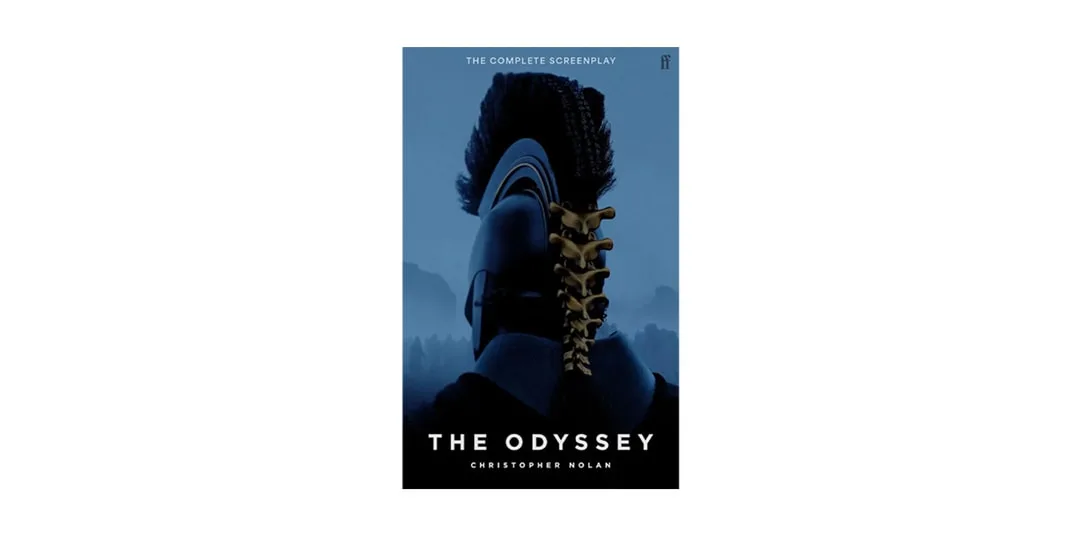 Couverture du scénario de The Odyssey par Christopher Nolan.