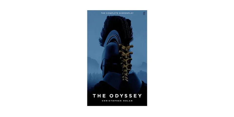 Couverture du scénario de The Odyssey par Christopher Nolan.