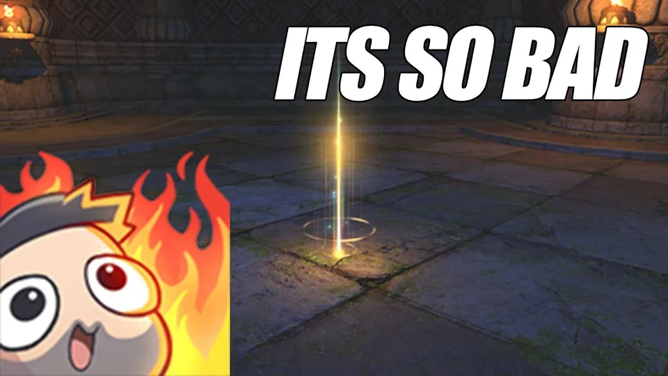 Image humoristique d'un jeu avec texte 'ITS SO BAD'.