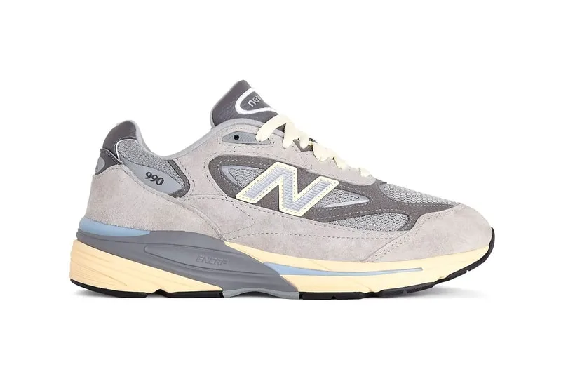 New Balance 990v7 Made in USA U990GR7, gris Kool Grey, Calcium et Arctic Grey