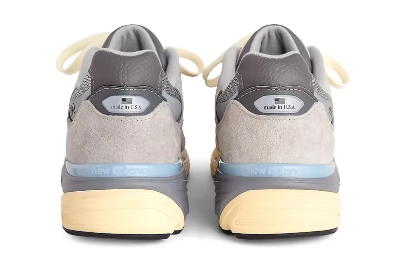 New Balance 990v7 Made in USA U990GR7, gris Kool Grey, Calcium et Arctic Grey