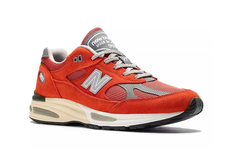 New Balance 991v2 'Grenadine' U991VO2 Release Info Grenadine/Fire Whirl april 16