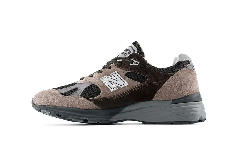 Baskets New Balance 991v2 « Iron/Mulch » U991EY2, des chaussures dad au style neutre raffiné