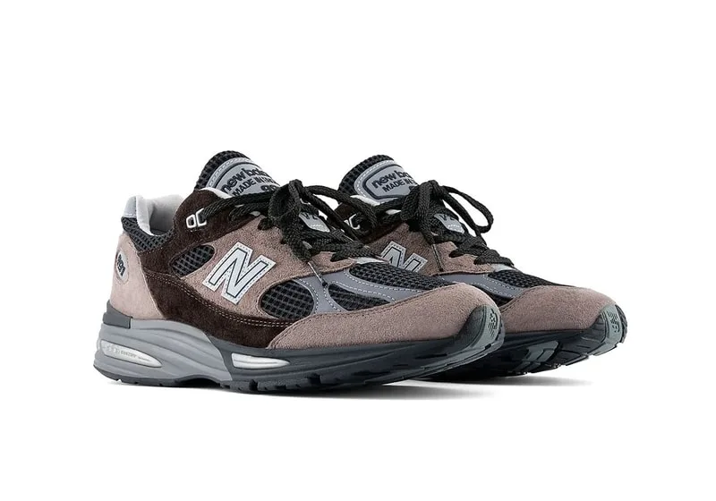 Baskets New Balance 991v2 « Iron/Mulch » U991EY2, des chaussures dad au style neutre raffiné