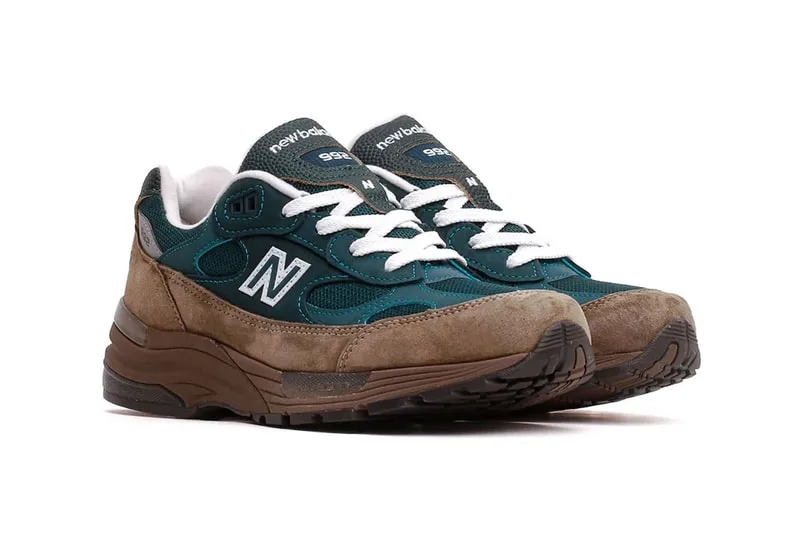 Infos sur la sortie des New Balance 992 Made in USA « Medusa Green », vert Méduse et marron Thunder