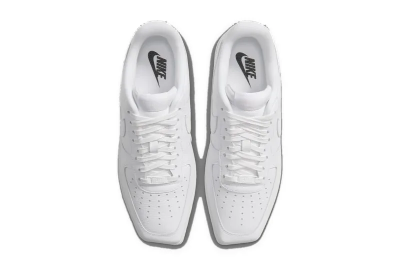 Infos sur la sortie de la Nike Air Force 1 Low Square Toe « Triple White » JF7766-100