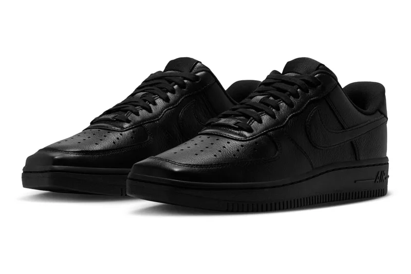 Nike Air Force 1 Low Square Toe Triple Black : infos sur la sortie