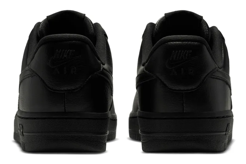 Nike Air Force 1 Low Square Toe Triple Black : infos sur la sortie