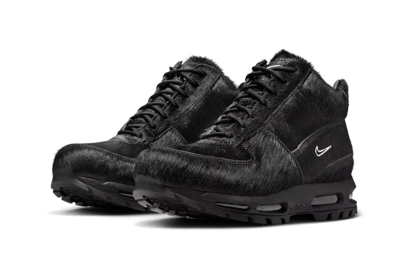 Nike Air Max Goadome noire en pony hair IO4635-001, réédition automne 2026