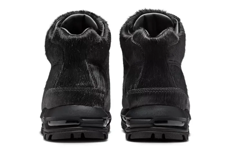 Nike Air Max Goadome noire en pony hair IO4635-001, réédition automne 2026