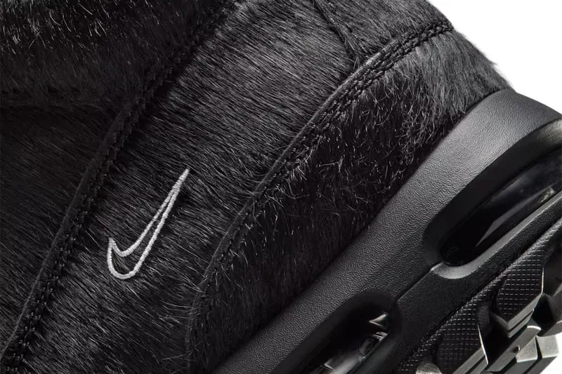 Nike Air Max Goadome noire en pony hair IO4635-001, réédition automne 2026