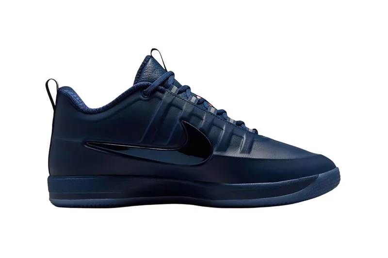 Basket Nike bleue marine avec logo Swoosh noir