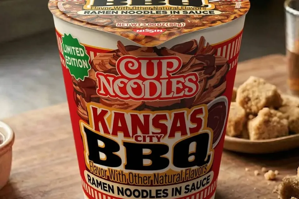 Nouilles ramen saveur BBQ Kansas City, édition limitée