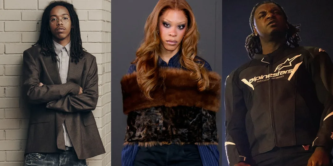 Trois personnes posent individuellement dans des styles vestimentaires différents.