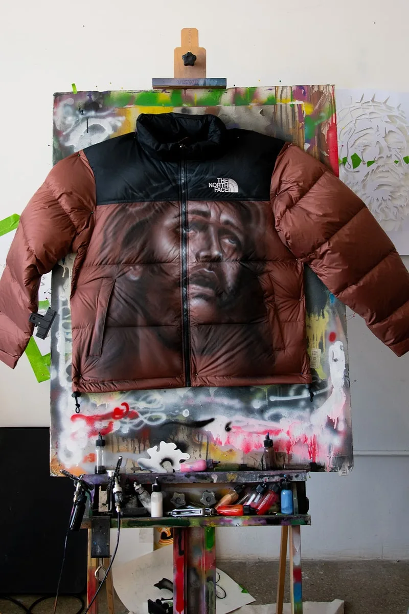 Awake NY et The North Face dévoilent 50 vestes Nuptse personnalisées à la main par Omi et Alehsy Lambo