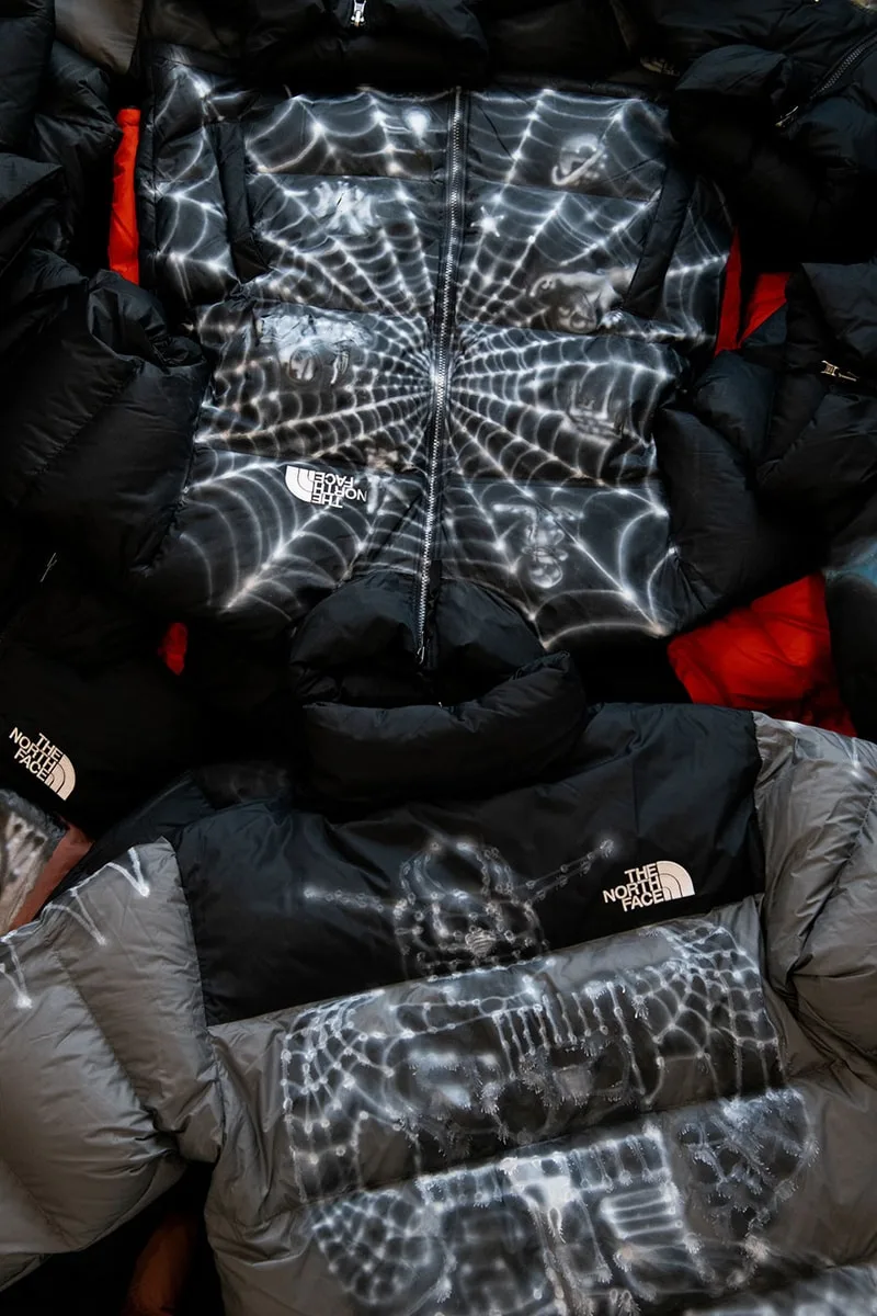 Awake NY et The North Face dévoilent 50 vestes Nuptse personnalisées à la main par Omi et Alehsy Lambo