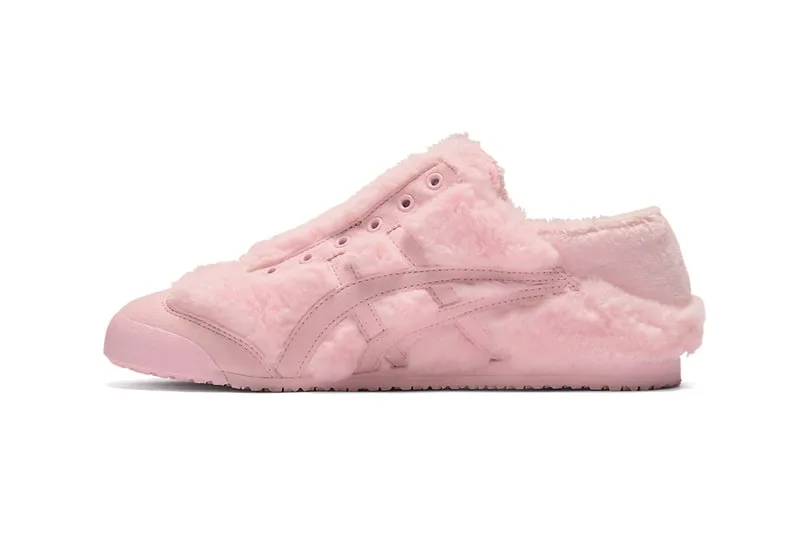 Onitsuka Tiger Paraty Mexico 66 : visuels officiels, jaune pâle, rose bonbon et bleu clair