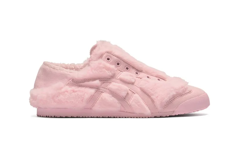 Onitsuka Tiger Paraty Mexico 66 : visuels officiels, jaune pâle, rose bonbon et bleu clair