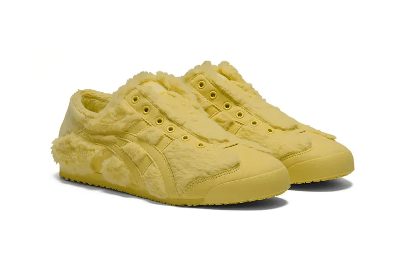 Onitsuka Tiger Paraty Mexico 66 : visuels officiels, jaune pâle, rose bonbon et bleu clair