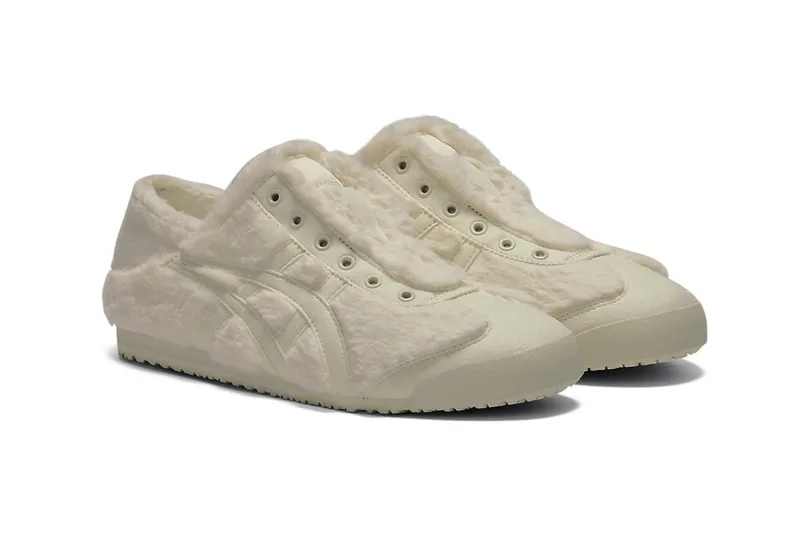 Onitsuka Tiger Paraty Mexico 66 : visuels officiels, jaune pâle, rose bonbon et bleu clair
