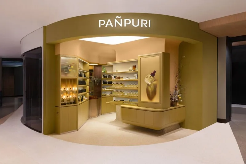 Intérieur de la boutique sensorielle PAÑPURI « Lush Reminiscence » à Hysan Place, Hong Kong