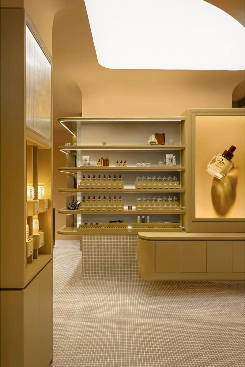 Intérieur de la boutique sensorielle PAÑPURI « Lush Reminiscence » à Hysan Place, Hong Kong