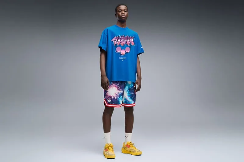 Puma and Pokémon Venture 'Into Another World' for 30th Anniversary Collection footwear apparel collaboration PUMA All-Pro NITRO 2 Sun Pokémon, Espeon, and the Moonlight Pokémon, Umbreon